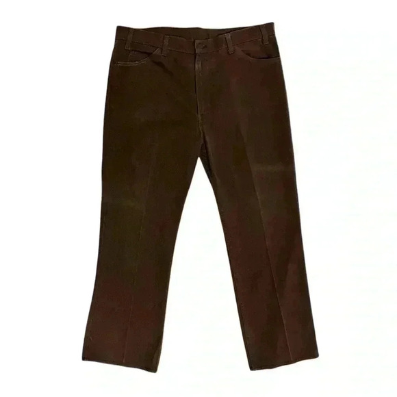 Vintage 70s Levi’s Sta-Prest Made in USA Flat Front Relaxed Fit Pants. Sz 40x32 - Picture 1 of 6